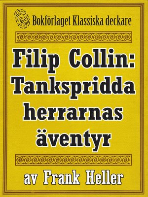 cover image of Filip Collin: De tankspridda herrarnas äventyr